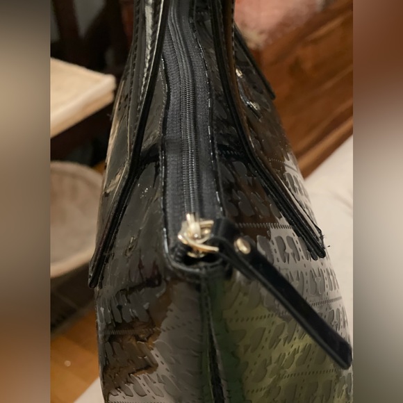 KATE SPADE NEW YORK Women's Black Patent Leather Tote Bag Org. $399 AUTH NWOT - Picture 4 of 16